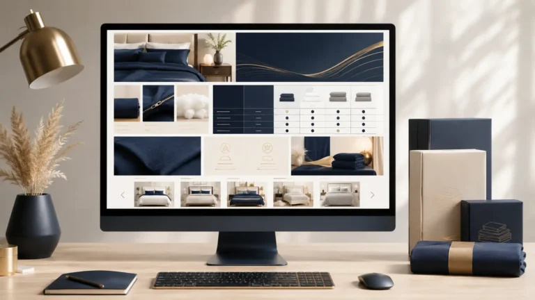 Amazon A+ Content design layout with product modules and comparison chart