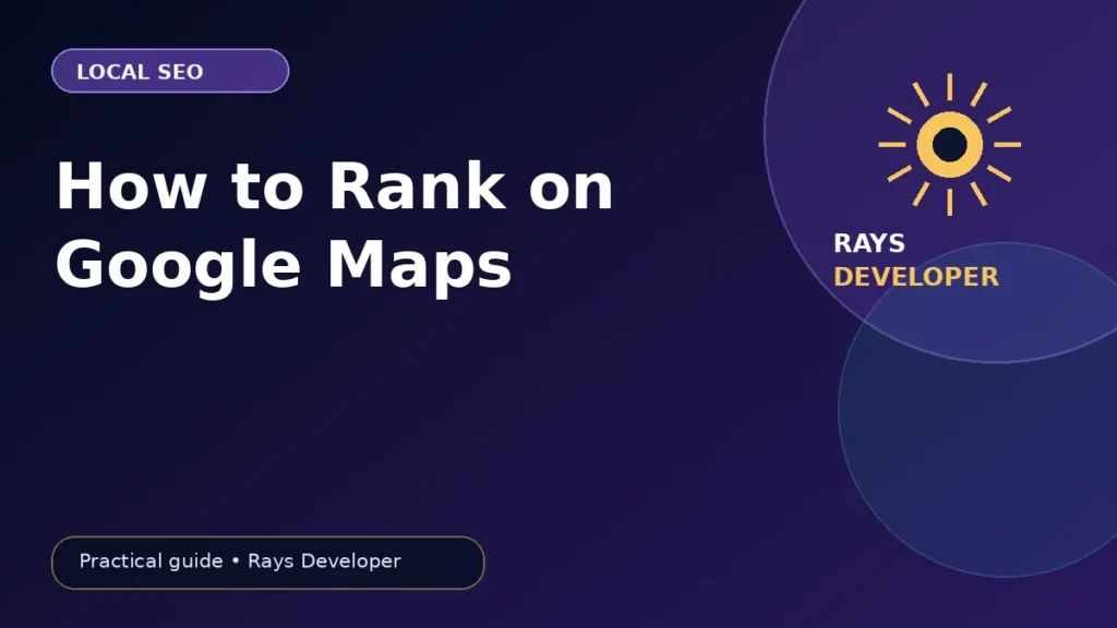 How to rank on Google Maps local SEO guide