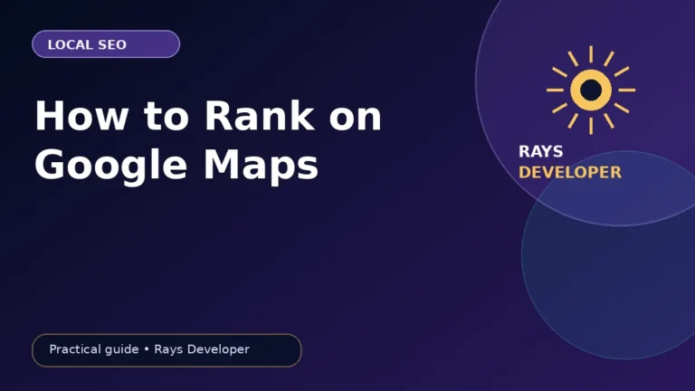 How to rank on Google Maps local SEO guide