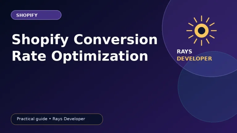 Shopify conversion rate optimization guide