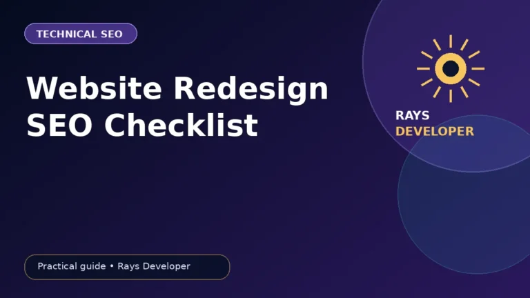 Website redesign SEO migration guide